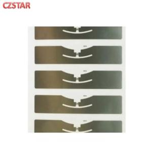 Czstar 100pcs 장거리 860 ~ 960mhz epc gen2 uhf 태그 9654 안테나 외계인 h3 iso18000-6c uhf rfid 태그 스티커 라벨 습식 인레이
