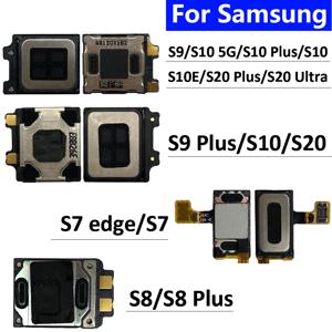 2Pcs, 삼성 S20 Ultra S10 S9 S8 Plus S7 edge 용 전면 상단 이어폰 이어폰 이어 스피커 사운드 수신기 Repla