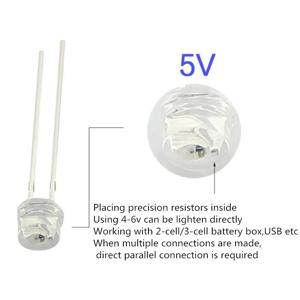 5V 12v LED 5mm 3mm 구슬 SMD f5 f3 모자 라운드 램프 딥 다이오드 USB 자동차 빛 흰색 빨간색 녹색 파란색 노란색 칩 50pcs