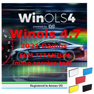 2022 플러그인이 포함된 인기 판매 WinOLS 4.7 +2021 Damos +ECM TITANIUM+ immo 서비스 도구 v1.2 모든 데이터 자동 복구 소프트웨어