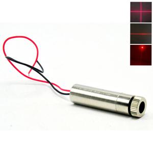 초점 가능한 적색 레이저 다이오드 모듈, 도트, 라인, 크로스 헤드, 10, 30, 50, 100, 200mW, 650nm, 12*35mm