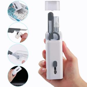 키보드 청소 키트 키캡 풀러가 포함된 7-in-1 노트북 클리너, Airpods 전화용 다기능 키보드 브러시 청소 세트