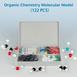 유기 분자 모델 세트(122 PCS) 원자, 결합, 유기 무기 화학 모델이 포함된 분자 모델 키트