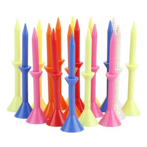 지지대 플라스틱 골프 네일 볼 티, 와인 컵, 마찰 감소, 골프 연습용 사이드 스핀 티, 83mm, 10 개