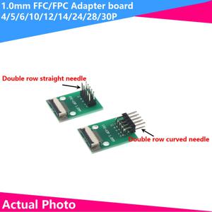 FFC/FPC 어댑터 플레이트는 1.0MM 시트 1.0-2.54에 용접되어 4P 5P 6P 8P 9P 10P 14P 15P 16P 20P 22P 24P에 삽입됩니다.