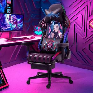 홈 오피스용 인체공학적 게이밍 체어, 확장 앉기용 다기능 리클라이너