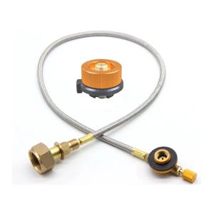 야외 캠핑 가스 스토브 프로판 리필 어댑터 실린더 변환기 충전 탱크 커플러 액세서리 가스 탱크 밸브 변환기