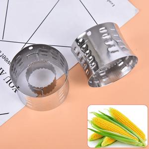 스테인리스 스틸 원형 옥수수 필러, 톱니 모양의 칼날 옥수수 필링 기계, Cob 면도기 대패 스트리퍼 커터, 주방 도구