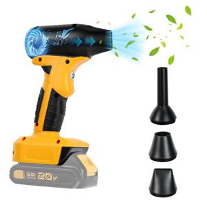 제트 송풍기 브러시리스 폭력 터보 팬 130000 Dewalt 20V 배터리용 RPM 4단 제어 무선 휴대용 팬(배터리 없음)