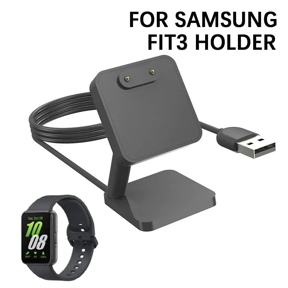 데스크탑 스탠드 충전기 어댑터 삼성 Galaxy Fit 3 R390 스마트 밴드 Fit3 미니 충전기 용 USB 충전 케이블 도킹 스테이션 홀더