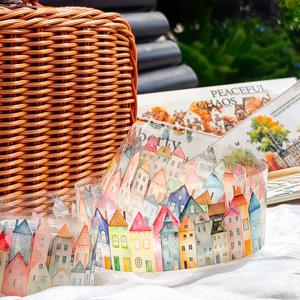 1pcs/1lot 스크랩북 스티커 장식 접착 테이프 드림 타운 애완 동물 일본어 스티커