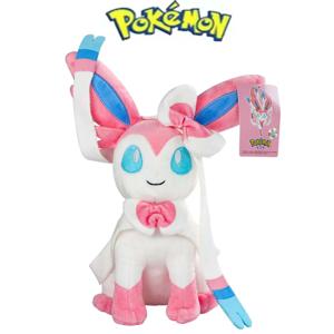 포켓몬 Sylveon 플러시 장난감 애니메이션 게임 대체 인형 어린이를위한 생일 선물 컴퓨터 테이블 장식 선물