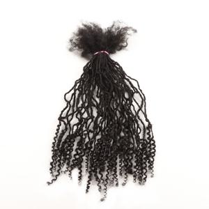 Orientfashion 인모 부드러운 위치, 인간 드레드락 익스텐션, 아프로 레게머리 도구, 익스텐션 잠금, Cheveux naturel