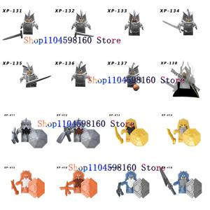 XP138 KT1019 KT1054 애니메이션 영화 벽돌 장난감 주님 고블린 군인 드워프 육군 반지 빌딩 블록 어린이를위한 장난감 선물 수집