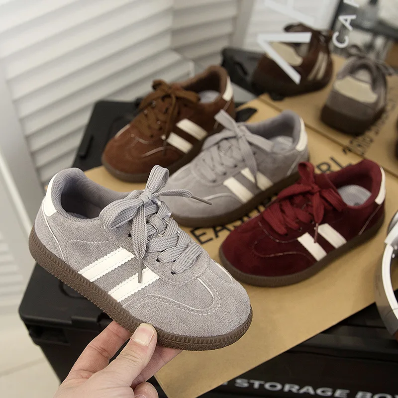 여자 레저 스포츠 신발 2025 봄 가을 새 소년 패션 캐주얼 스니커즈 어린이 운동화 유아 야외 단일 신발