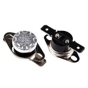 100PCS KSD301/KSD302 250V 10A 정상 폐쇄 온도 열 제어 스위치 100/105/110/115/120/125/130/135/140/145/150/155