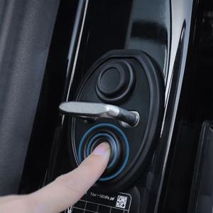 업그레이드 자동차 문짝 닫힘 충격 방지 실리콘 쿠션, 음소거 완충기 보호 커버, 자동차 문짝 래치 액세서리