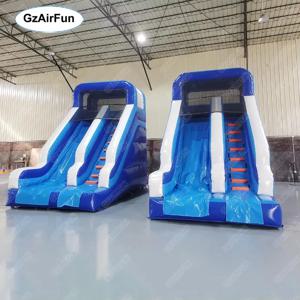 성인과 어린이를 위한 상업 등급 뒷마당 수영장 워터 슬라이드 풍선 습식 및 건식 슬라이드