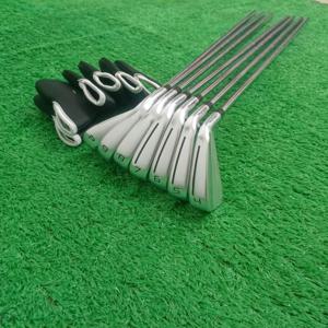 남성복 2025 신제품 790 골프 클럽 실버 P790 골프 아이언 5세대 7피스 4-9P R/S/SR 플렉스 스틸/그래파이트 샤프트, 헤드 코브