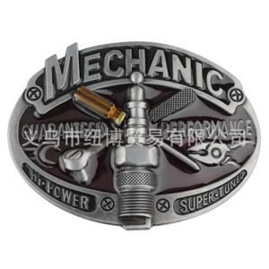 파이프라인 유지 보수 작업자 및 역학을 위한 합금 벨트 버클 표시