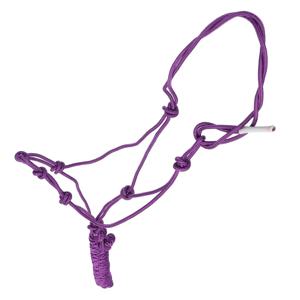 튼튼한 말 고삐 무작위 색상 밧줄 분리형 머리 고리 굴레 승마 장비 훈련용 경량 보관