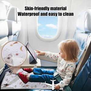 어린이를위한 비행기 좌석 확장기 휴대용 편안한 유아 여행 침대 잠자는 여행 휴가 축제를위한 아기 해먹