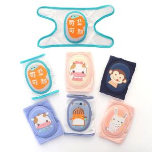 2025년형 신제품 아기 무릎 보호대, 고탄성 조절 가능 두꺼운 스펀지 유아 팔꿈치 보호대, 아기 기어 다니는 무릎 보호대