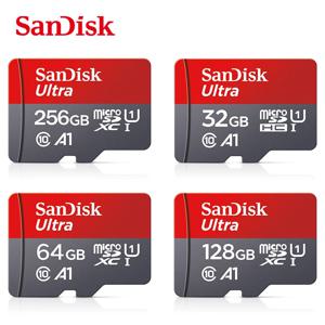 샌디스크 울트라 마이크로 TF SD 카드 128GB 32GB 64GB 256GB 미니 SD 카드 SD/TF 플래시 카드 메모리 카드 32 64 128GB 미니SD 휴대폰용