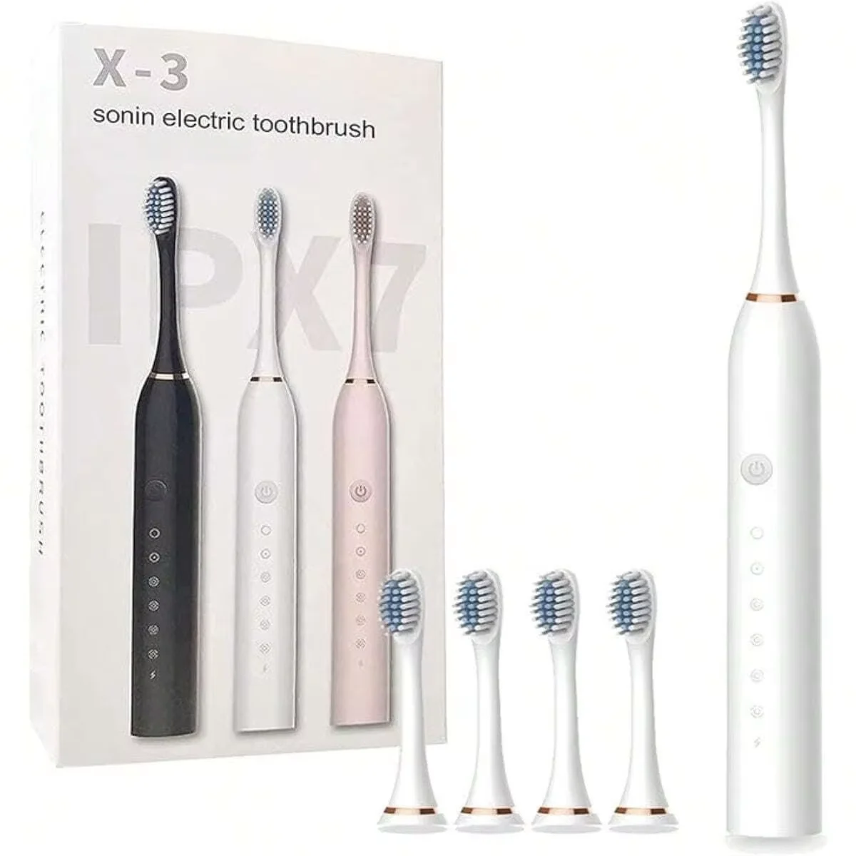 2026 업그레이드된 소닉 전동 칫솔 IPX7 방수 스마트 소닉 브러시 초음파 미백 칫솔