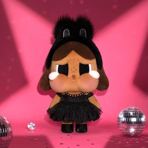 POP MART CRYBABY SHINY SHINY 시리즈-봉제 인형 핑크/블랙 주문당 2개 한정