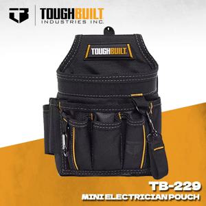 TOUGHBUILT TB-229 전기 파우치 부드러운 패딩 허리 벨트 어깨 스트랩 도구 가방으로 내마모성 휴대용