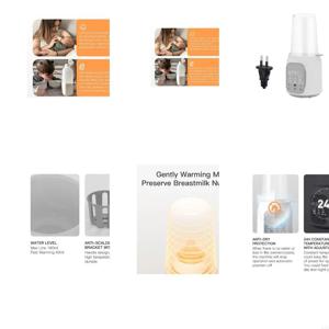 97BE 여행 친화적 인 아기 병 따뜻한 소독제 빠른 가열 기능