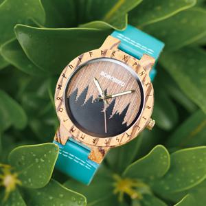 남성용 우드 시계 BOBOBIRD 바이킹 심볼 쿼츠 손목시계 오리지널 포레스트 디자인 나무 시계 선물 상자 포함 남성용 2025 신제품