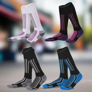 겨울용 두꺼운 스키 양말 여성 남성 어린이용 보온 하이킹 스포츠 방한 야외용