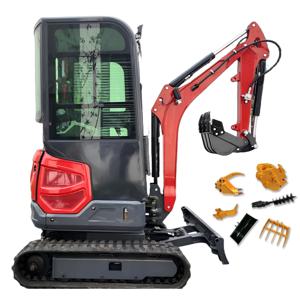 1.8톤 1.5톤 중국산 미니 굴삭기 미니 포크레인 무료 배송 굴착기 쿠보타 소형 굴삭기 맞춤 제작