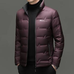 겨울 다운 재킷 2026 라이트 럭셔리 브랜드 남성 코트 90% 화이트 오리 다운 안감 야외 레저 스포츠 남성 자켓