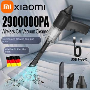 Xiaomi 2900000PA 자동차 무선 진공 청소기 120W 가정 및 자동차용 강력한 휴대용 핸드헬드 경량 무선 충전식