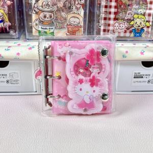 A8 애니메이션 헬로키티 아크릴 40 카드 앨범 북 만화 멜로디 맵 레터 홀더 바인더 TCG 쿠로미 노트북 컬렉션 카드 북
