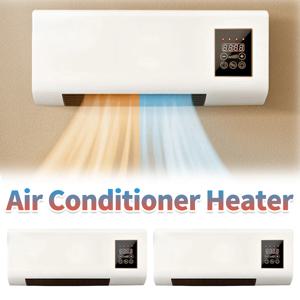 2-in-1 전기 히터 스마트 항온 벽걸이형 미니 리모컨 포함 1800W