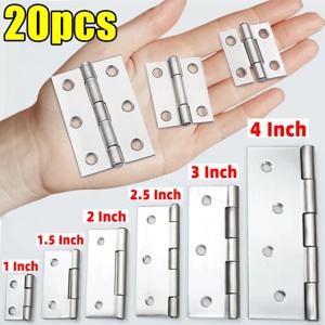 1-4 인치 범용 도어 경첩 커넥터 스테인레스 스틸 가구 서랍 캐비닛 피팅 경첩 홈 도어 하드웨어 액세서리