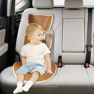 아기 여름용 쿨링 패드, 유아용 의자 쿨링 패드, 라탄 홈 베이비 쿠션, 아이스 실크 쿨 매트 (더운 날씨용), 자동차 유모차 실내용