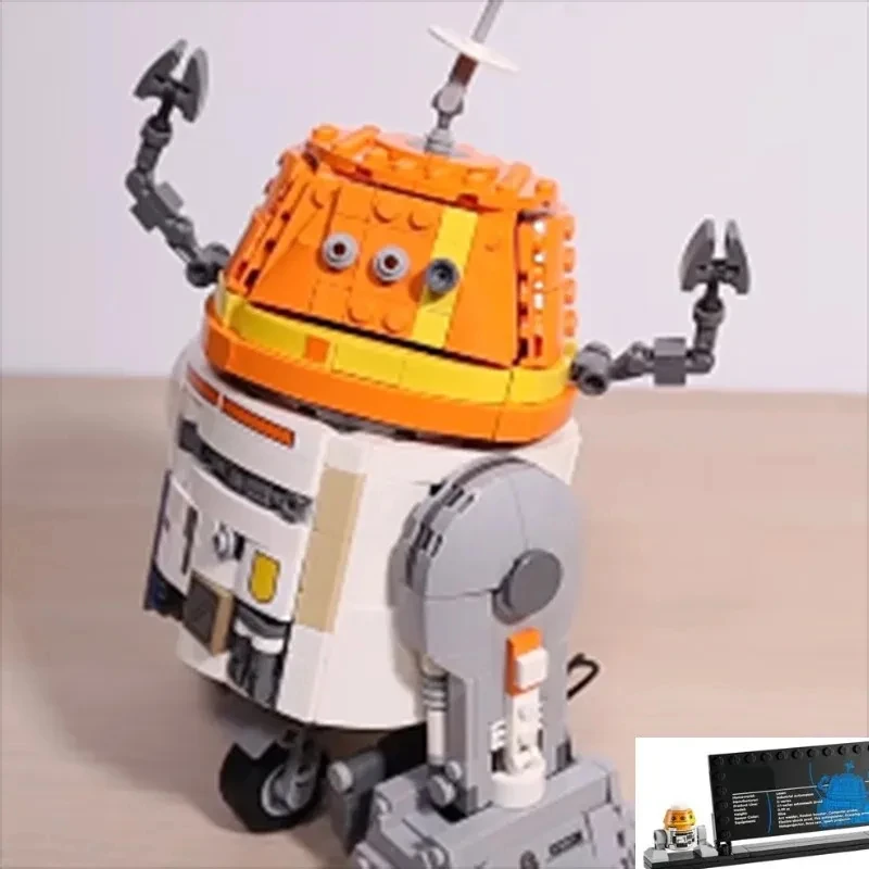 2025 새로운 1039pcs MOC 창의력 Astromech 로봇 빌딩 블록 벽돌 모델 맞는 75416 장난감 크리스마스 어린이 생일 선물