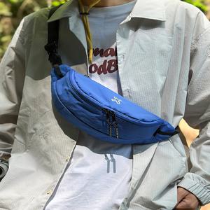 야외 스포츠 크로스바디 백 남성용 인스 한국 트렌디 브랜드 사이클링 스포츠 웨이스트 백 여성용 휴대용 경량 백팩
