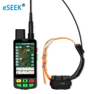 ESEEK GPS 햄머트래커 개 목걸이 (방수 IP68 블루투스 전자 나침반 방향 표시 기능 포함)