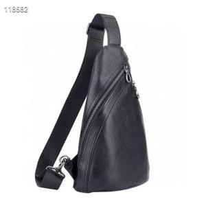 남성용 천연 가죽 가슴 가방 심플 캐주얼 크로스백 대용량 최고급 소가죽 패셔너블 레저 가죽