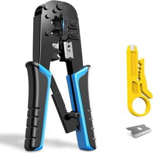 RJ45 크림퍼 RJ11 RJ45 크림핑 도구 이더넷 네트워크 LAN 케이블 크림퍼 커터 스트리퍼 플라이어 6P 8P RJ11 RJ12 RJ45용