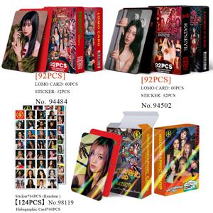 92/142개 Kpop 아이돌 KATSEYE 앨범 가브리엘라 로모 카드 라라 다니엘라 HD 프린트 포토카드 스티커 마논 메간 윤채 팬 선물