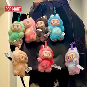 빅 인투 에너지 시리즈 블라인드 박스 컬렉션용 걸이 장식품 POP MART 라부부 플러시 토이 귀엽고 사랑스러운 피규어 참 ​