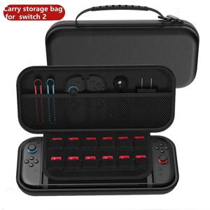 닌텐도 스위치 2 콘솔용 여행용 보호 케이스 EVA 하드 쉘 보관 가방 스위치 2 액세서리용 파우치