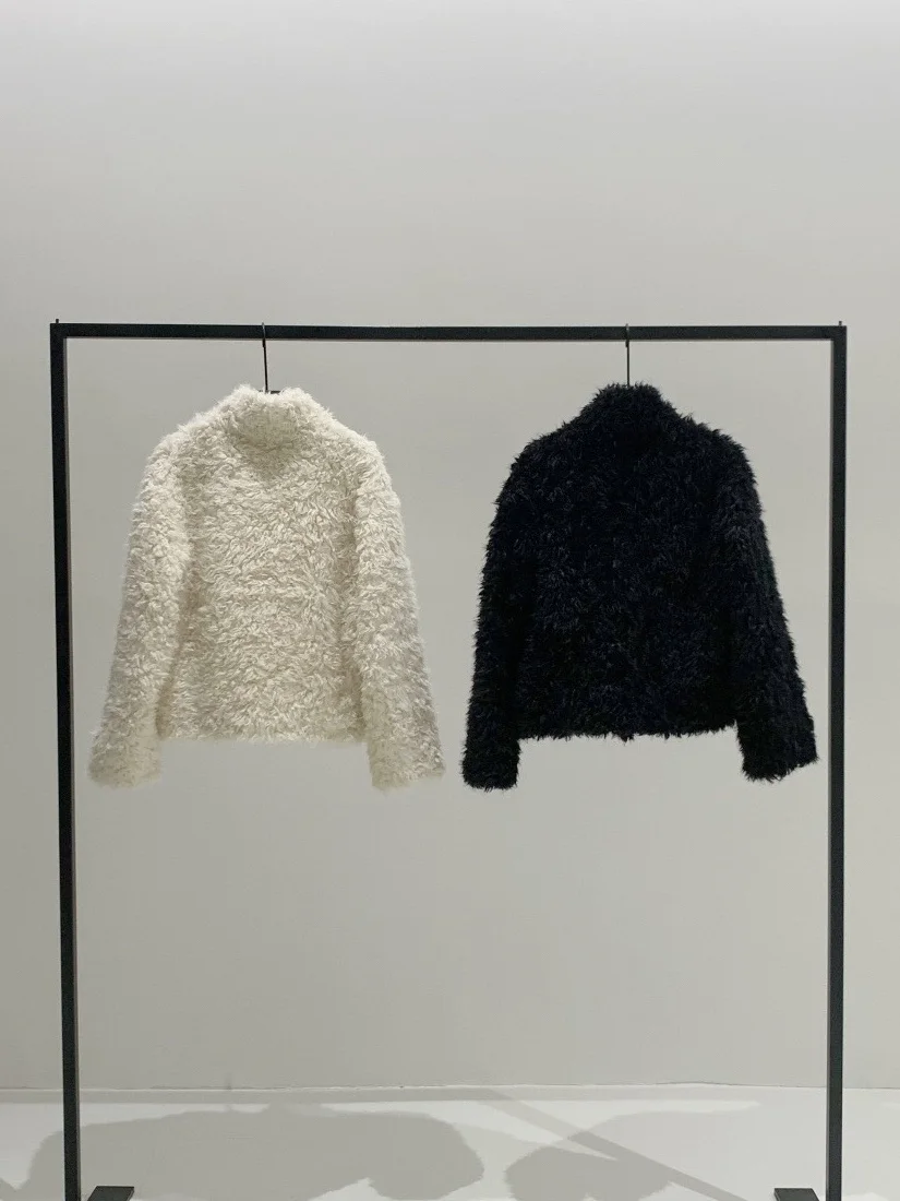 따뜻한 스탠드 칼라 퍼 재킷 통합 가죽 및 퍼 한국 스타일 겨울 코트 친환경 청소년 사이즈 쇼핑바이인